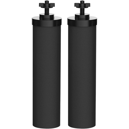 2PCS Water Filter Replacement for Black Activated Carbon Filters -Fed System