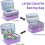 Sewing Supplies Organizer Bag, Double-Layer Box Accessories Storage Bag,B 5