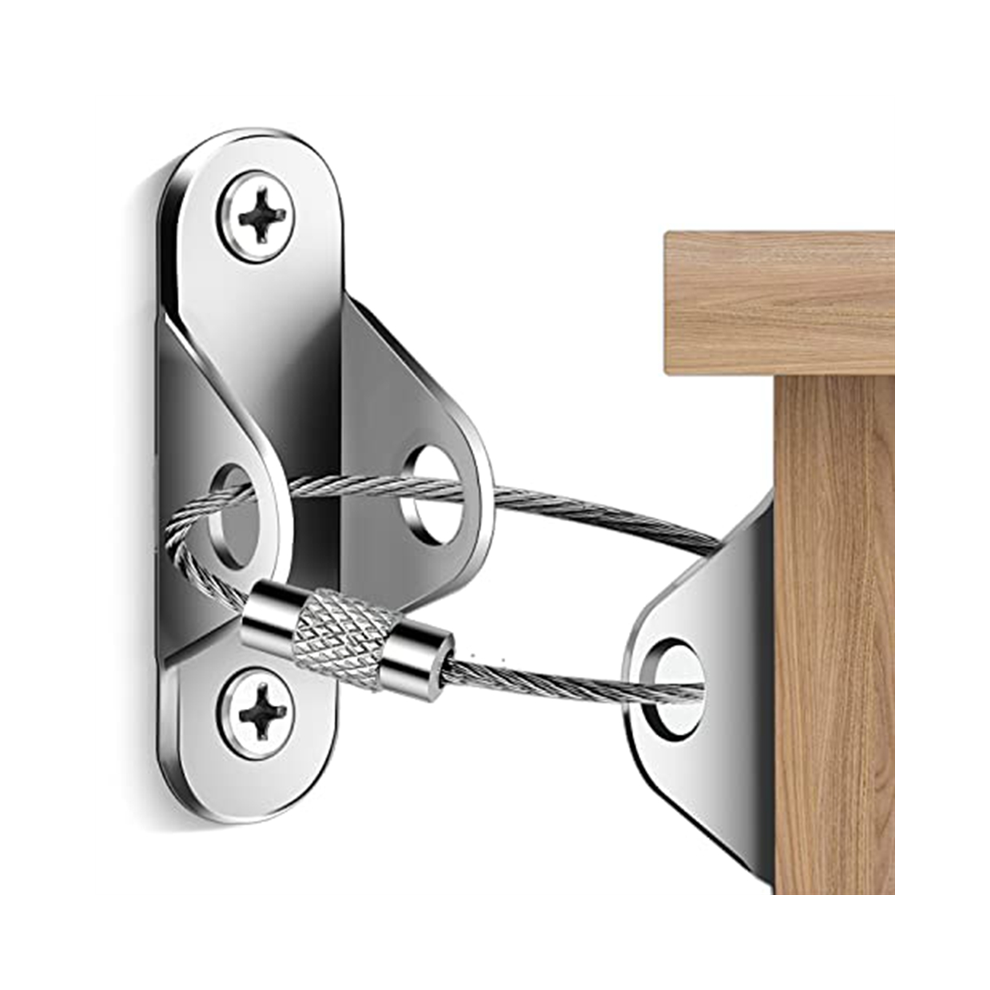 Furniture Anchor ( Of10) Anti-Tip Anchor,For Dresser Wall Safety Fastener B 4852799966984