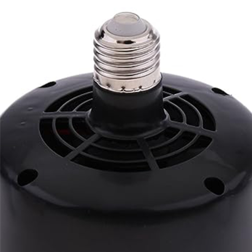 Insulation Lamp Smart Constant Temperature for Pets Brooding Heating Warm Air Reptile Lamp(Black) 2