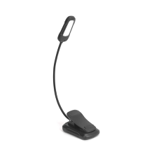 LED Rechargeable Book Lamp, Suitable for Bed Reading,Eye Care 3-Color Temperature, Small Light Clip-on Reading Lamp