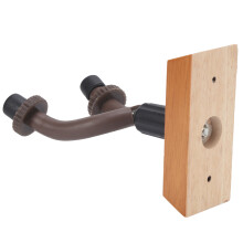 Guitar-Halter aus Massivholz Wandhalterung mit verstellbarem Stopper für E-Bass Ballad GG‑2