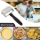 Pizza Dough Roller Stainless Steel, Pin Puncher Hole Maker with Plastic Handle, Docking Tool 5