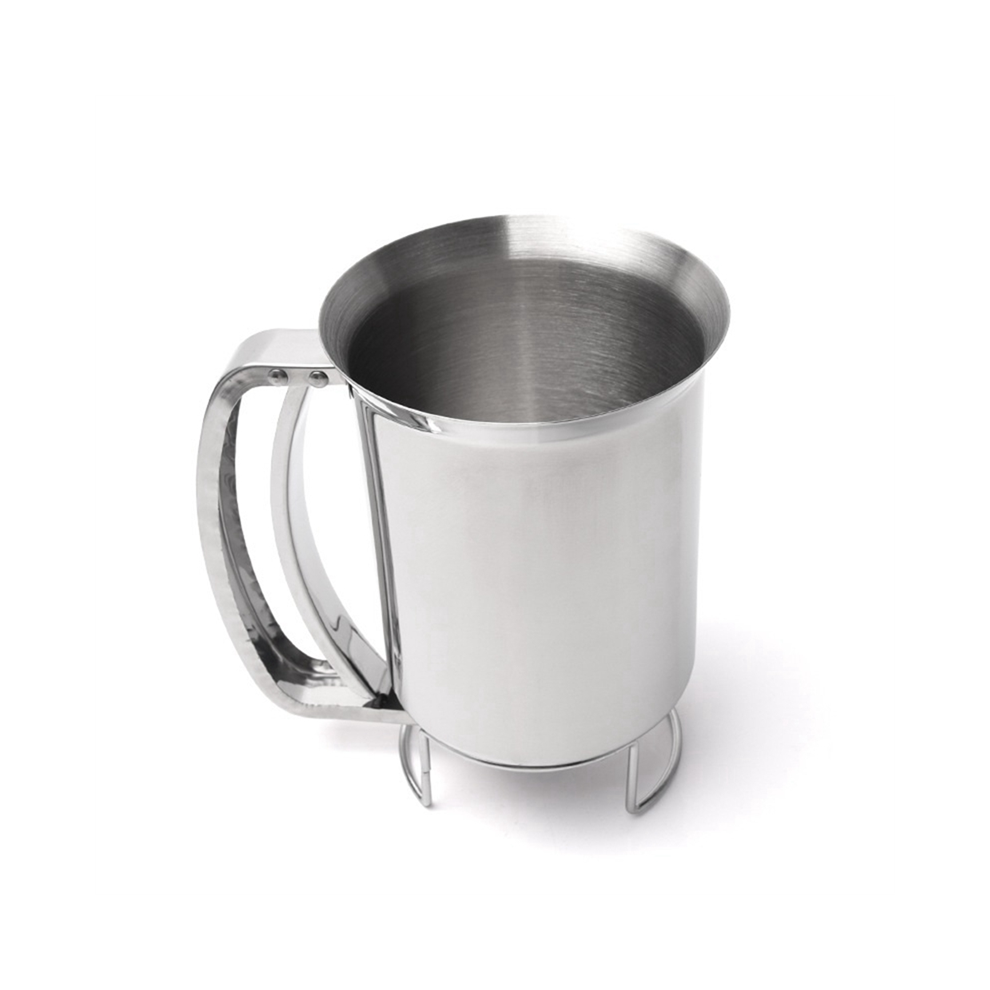 Exogio Handheld Stainless Steel Batter Dispenser Cake Cupcake Dough Dispensers Kitchen Tool Baking Flour Paste Funnel