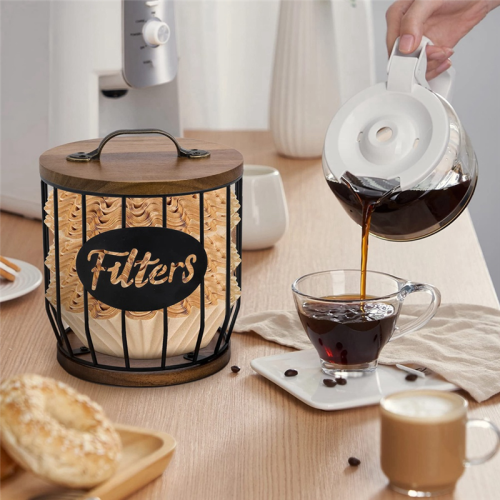 Portafiltro per caffè, contenitore e dispenser per accessori da bar 2