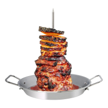 Pincho vertical para parrilla al pastor, tacos al pastor, shawarma, kebabs,