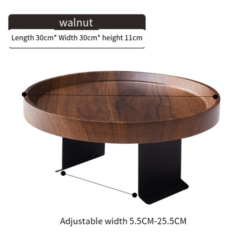 Sofa Table Mini Side Waterproof Stain Resistant Corner Armrest Tray Installation-Free Adjustable 2