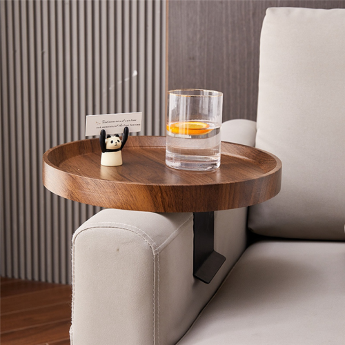 Sofa Table Mini Side Waterproof Stain Resistant Corner Armrest Tray Installation-Free Adjustable 1