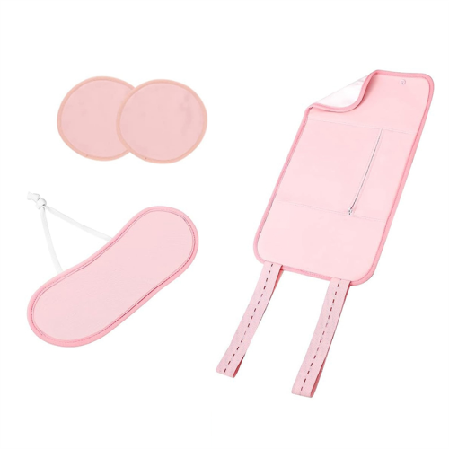 Pack, Adjustable Reusable Pack Wrap Elastic Strap Machine Washable Anti Oil Leak-Pink 1