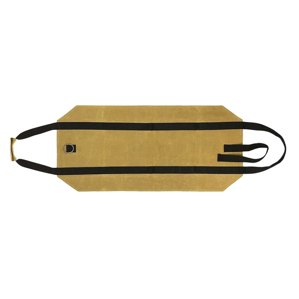 Exogio Oxford Cloth Firewood Tote Bag Waterproof Heavy Duty Log Carrier Wood Carrying With Handles For Outdoor Camping Trip
