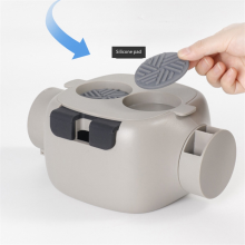 Espresso Knock Box, Coffee Ground Shock-Absorbent Style Container C