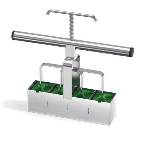 Soil Block Maker Blocking Tool Handheld Blocker mit Dibbles Dibbers für Garten Prep Sämling