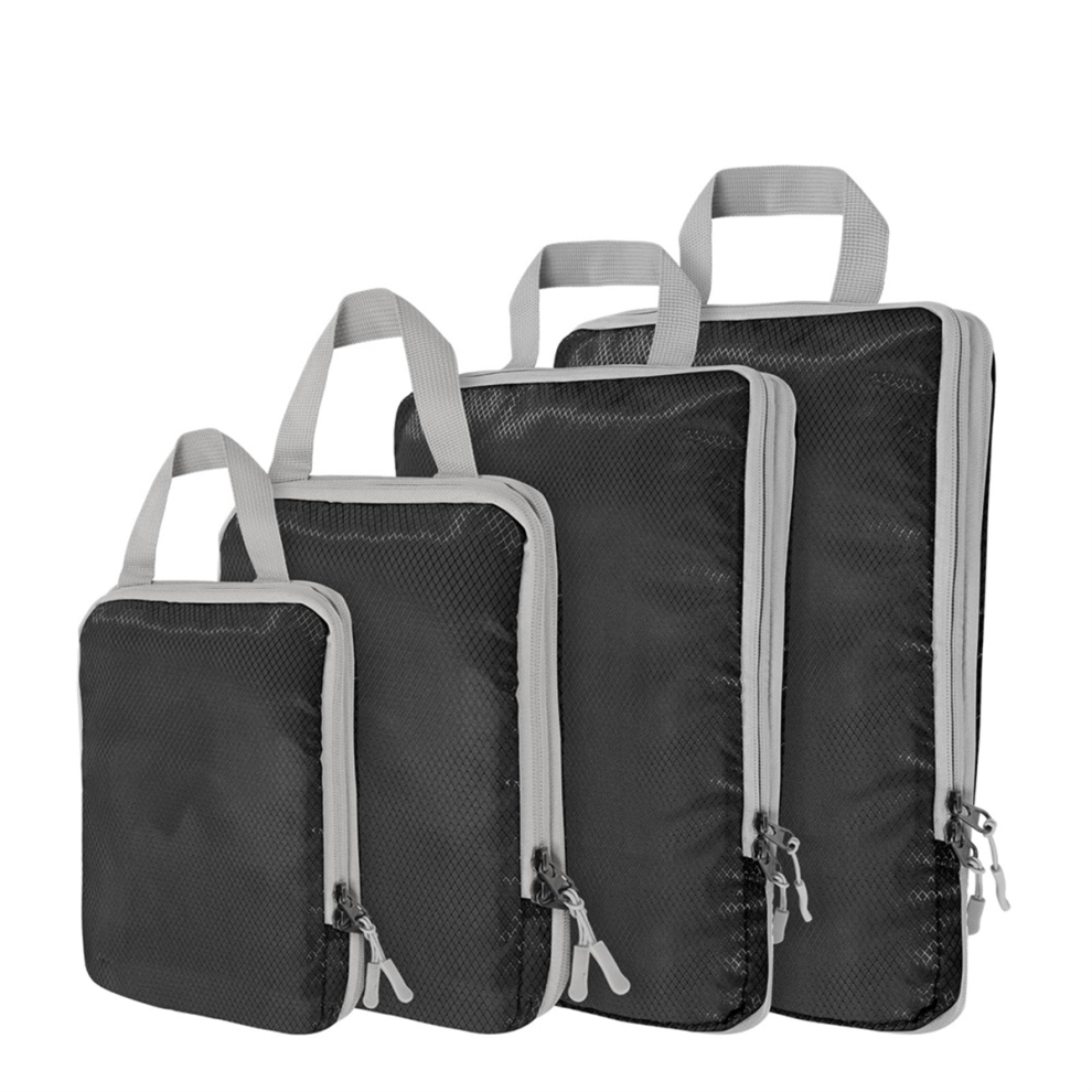 Exogio Compression Packing-Cubes,4 Set Ultralight Packing-Cubes For Carry On Suitcase,Travel Packing Suitcase Organizer Bag