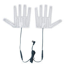 USB Beheizte Handschuh Pad Winter Warme 5Finger Handschuhe Heizung Elektrische Film Blatt für Skifahren