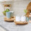 Support de pot de fleurs rond en bois pour intérieur et extérieur 4
