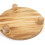 Support de pot de fleurs rond en bois pour intérieur et extérieur 6