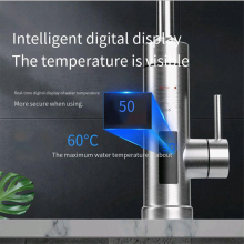 Scaldabagno elettrico per rubinetto riscaldato, riscaldamento istantaneo dell'acqua calda da cucina, spina UE istantanea