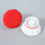 2Pcs Reusable Silicone Wine Stopper,Chef Hat Shaped Champagne Beverage Stoppers Red 6