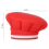 2Pcs Reusable Silicone Wine Stopper,Chef Hat Shaped Champagne Beverage Stoppers Red 9