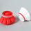 2Pcs Reusable Silicone Wine Stopper,Chef Hat Shaped Champagne Beverage Stoppers Red 2
