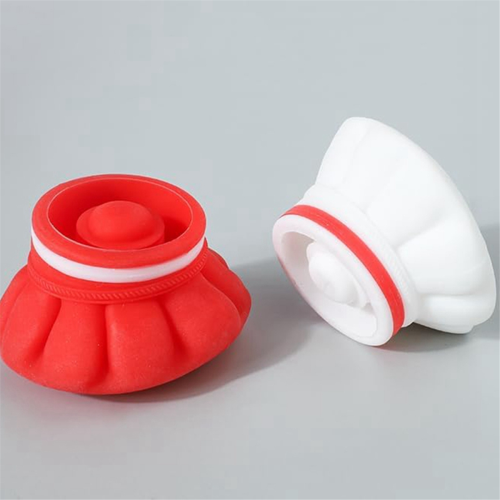 2Pcs Reusable Silicone Wine Stopper,Chef Hat Shaped Champagne Beverage Stoppers Red 1