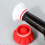2Pcs Reusable Silicone Wine Stopper,Chef Hat Shaped Champagne Beverage Stoppers Red 7