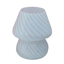 Glass LED Desk Lamp Mushroom Shaped Table Bedroom Bedside Kids Room Decoration Lights Decor A