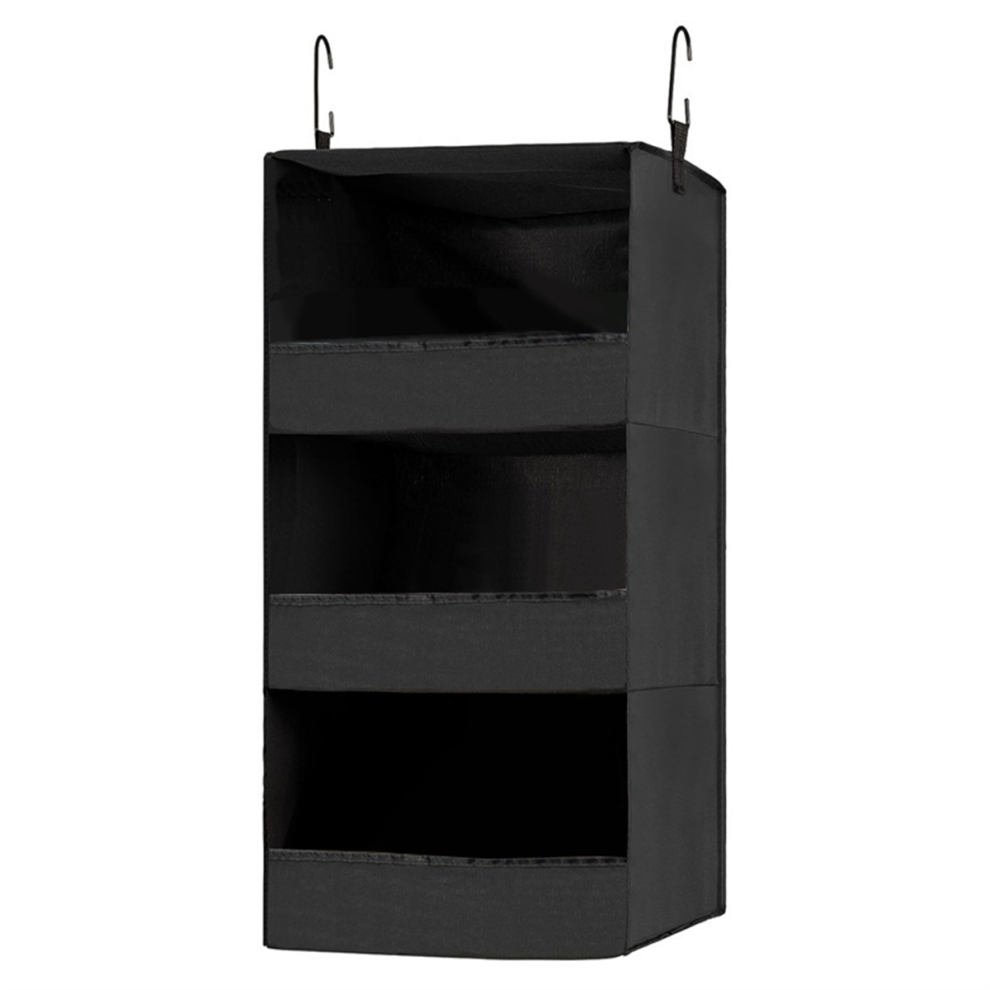 3-Shelf Hanging Closet Organizer And Storage, Shelves, For Black Exogio