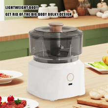 350ML Elektrischer Knoblauchstampfer Crusher USB-Ladedruck Gemüseschneider Abnehmbare automatische Mini-Küche B