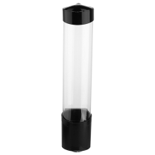 Disposable Cup Holder Wall Mounted ,Cup Dispenser, Paper or Plastic Organizer Black