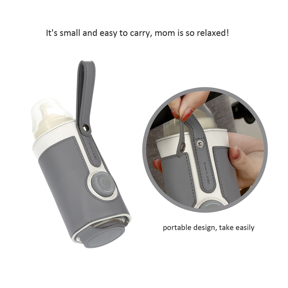Milk Bottles Warmer Bag Adjustable Electric Usb Baby Pouch Heater Heated Bottle Portable Outdoor Heating Cup Cover Exogio