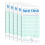 5 Pack Guest Check Books, Server Note Pads for Restaurant, Green Waiter Checkbook, Restaurant Order Pad 50 Sheets/Pack 7
