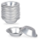 25 Pack Egg Tart Mold Cup Base, Round Resuable Nonstick (Aluminum) 1