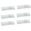 6 Sets Horizontal Blinds Replacement Slats, White Blind Repair Tabs, Fixers for 1