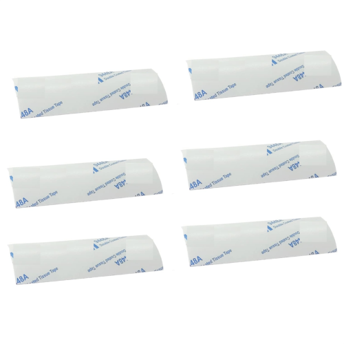 6 Sets Horizontal Blinds Replacement Slats, White Blind Repair Tabs, Fixers for