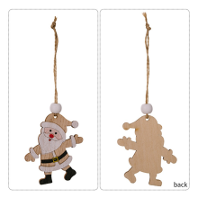 Angel Christmas Ornaments,Angel -Santa- Ornaments Hanging Wooden for Tree