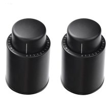 2 Pack Wine Bottle Stopper Vacuum Stoppers Reusable Preserver Corks