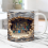 3D Bookshelf Mug a Library Shelf Cup, Space Design Multi-Purpose Ceramic Mug, Mug,A 5