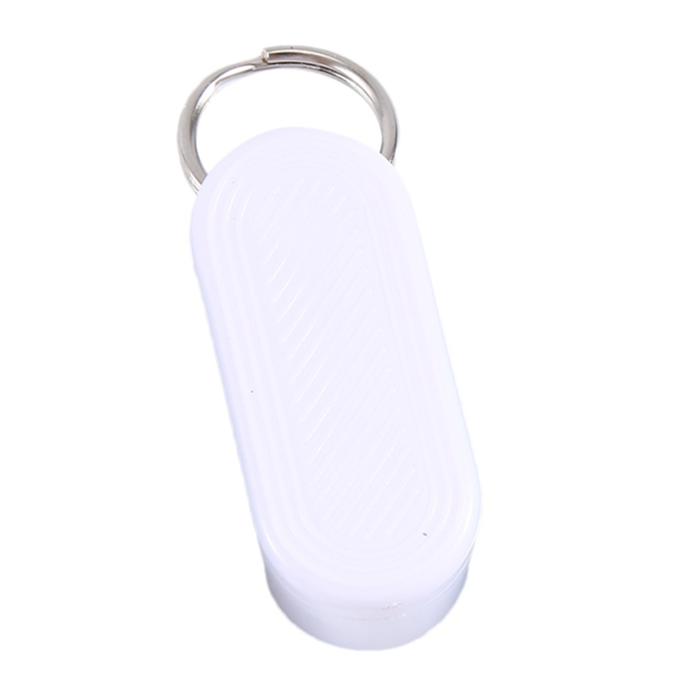 Exogio White 1Pcs Key Compressor With Discrete Magnetic Slide-Mini Pocket Pill Magazine-Portable Emergency Pills