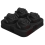 Rose Ice-Cube Tray with Funnel, Makes Four Shaped Ice-Cubes, Easy Release Ice Ball Maker 1