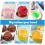 Rose Ice-Cube Tray with Funnel, Makes Four Shaped Ice-Cubes, Easy Release Ice Ball Maker 7