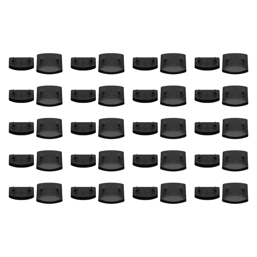 40Pcs Bed Slat End Caps Holders Connector Furniture Accessory For Holding Securing Wooden Slats Board Skeleton Frame 4852872818483