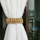 4Pcs Braided Curtain Tiebacks for Drapes, Rustic Holdbacks, Handmade Ties Sheer/Light Weight Drapes 2