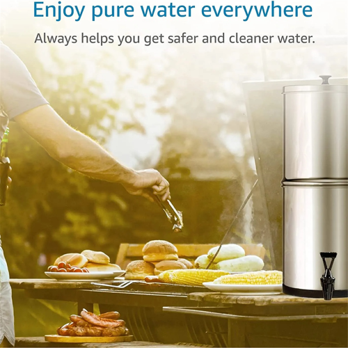 Replacement for 2 and Fluoride Water Filter Compatible with Black Filtering System 2