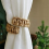 4Pcs Braided Curtain Tiebacks for Drapes, Rustic Holdbacks, Handmade Ties Sheer/Light Weight Drapes 3