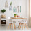 Cutting Board Eat Sign Set Hanging Art Kitchen Fork and Spoon Wall Decor,A 8