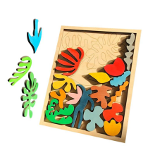 Matisse Montessori Puzzle Holzspielzeug Formsortierung für frühpädagogisches Geschenk für Kinder im Alter von 1–3 Jahren