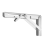 2 Piece Heavy Duty Folding Shelf Brackets Triangular Bracket Wall Support Frame for Bench Table with Screws 7