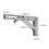 2 Piece Heavy Duty Folding Shelf Brackets Triangular Bracket Wall Support Frame for Bench Table with Screws 3