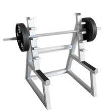 Support à squats pour stylos, idéal pour le bureau, mini organiseur de bureau amusant pour hommes (1 barre avec 4 plaques de poids)